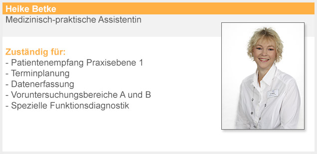 Praxisebene 1: Heike Betke Heike Betke