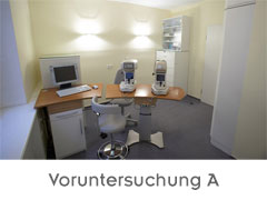 Praxisebene 1: Voruntersuchung A Augenärzte Detmold - Dr. Hartje - Dr. Gunnemann - Praxisebene 1 - Voruntersuchung A