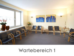 Praxisebene 1: Wartebereich Augenärzte Detmold - Dr. Hartje - Dr. Gunnemann - Praxisebene 1 - Wartebereich - 3