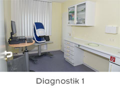 Praxisebene 1: Diagnostik 1 Augenärzte Detmold - Dr. Hartje - Dr. Gunnemann - Praxisebene 1 - Diagnostik 1