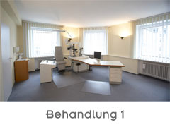 Praxisebene 1: Behandlung 1 Augenärzte Detmold - Dr. Hartje - Dr. Gunnemann - Praxisebene 1 - Behandlung 1